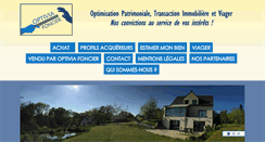 Desktop Screenshot of optivia-foncier.com